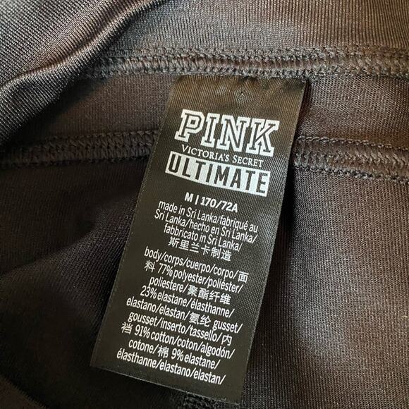 VICTORIA'S Secret Pink Women's Med Ultimate Classic Colorful Rainbow Bike Shorts - Picture 6 of 8